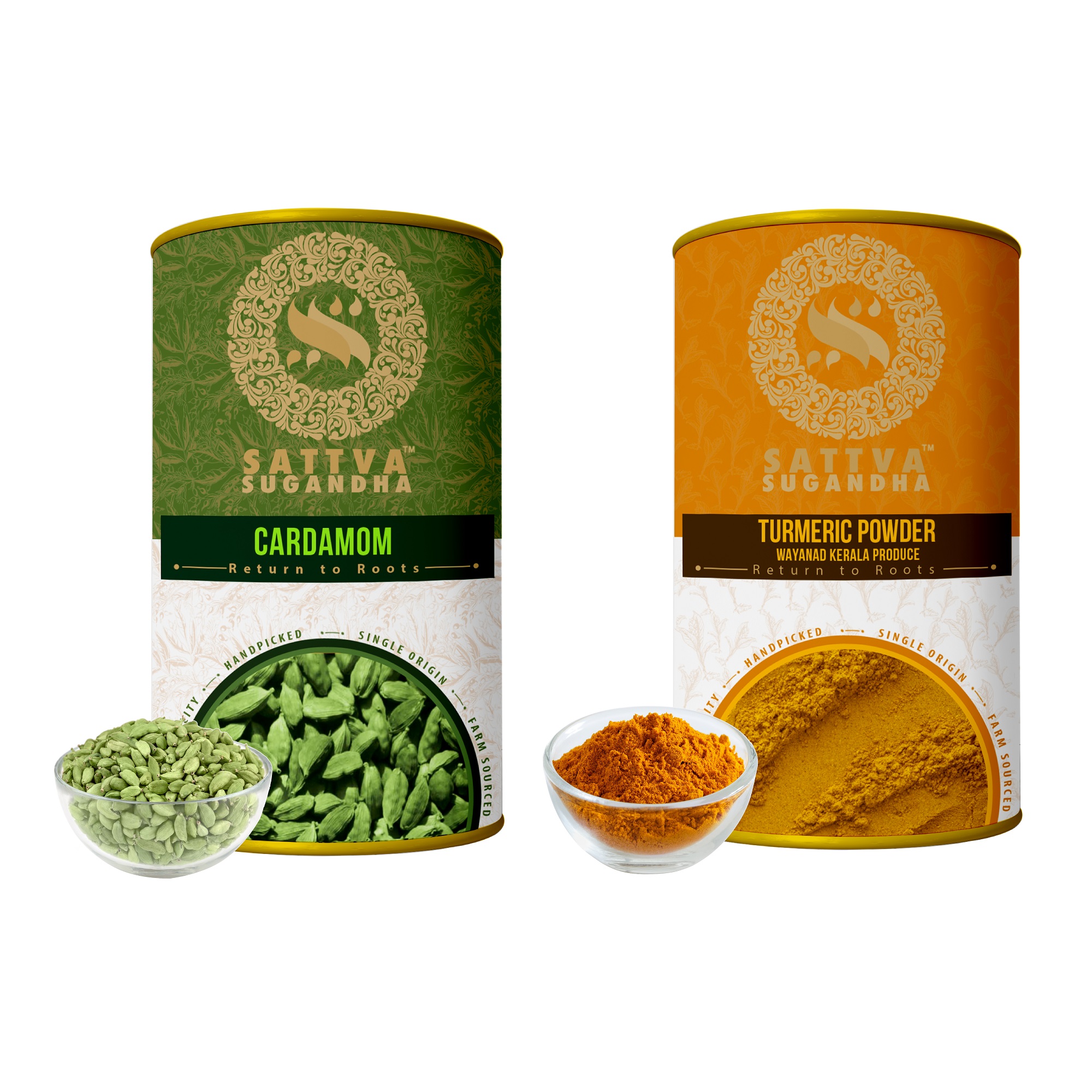 Spice Duo - Cardamom + Turmeric